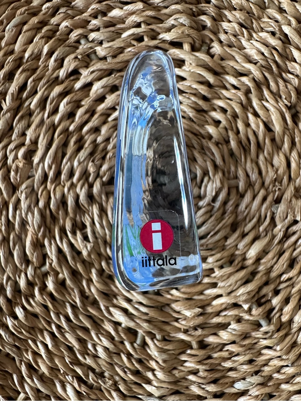 Ittala Summer In Finland Glass Card Paperweight Signed Helja Liukko Sundstrom - Picture 3 of 6